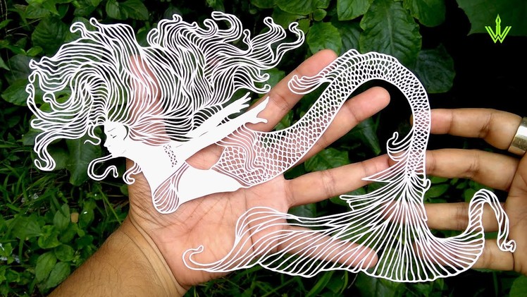Floating wish: a journey through precision paper cutting art