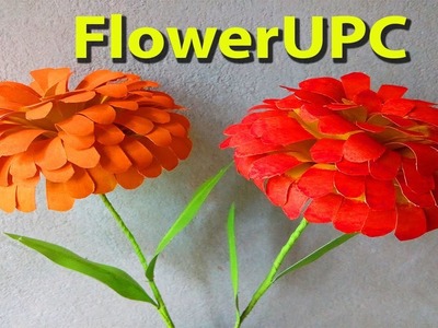 FlowerUPC | How to Make Paper Flowers | Easy origami flowers for beginners making