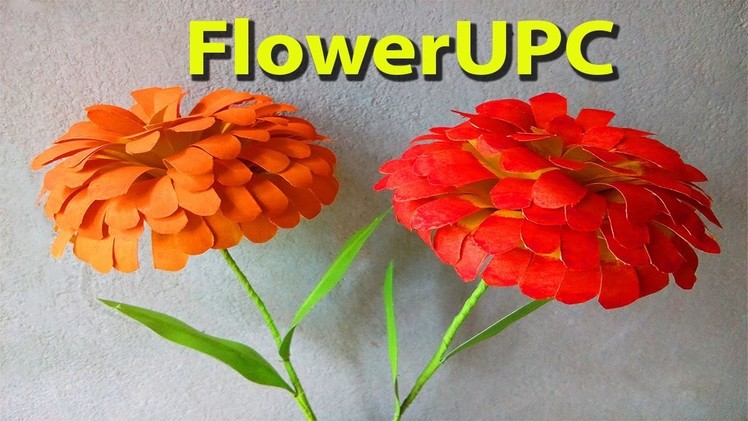 FlowerUPC | How to Make Paper Flowers | Easy origami flowers for beginners making