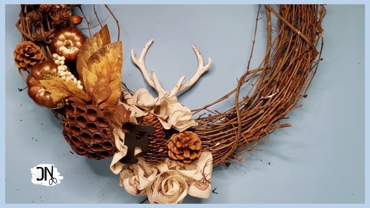 Front Door Wreath DIY for Fall | Kiesha Fraser DIY