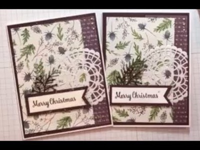 Frosted Floral Christmas Card
