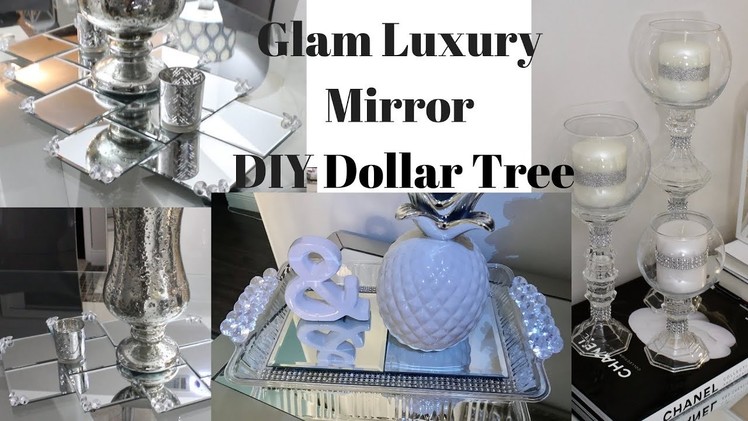 Glam DIY BEST Mirror Decor Ideas Dollar Tree 2018