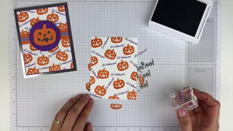 Halloween Cards: Stamp Your Own Paper