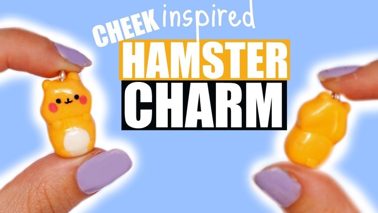HAMSTER POLYMER CLAY CHARM - CHEEK from PUSHEEN