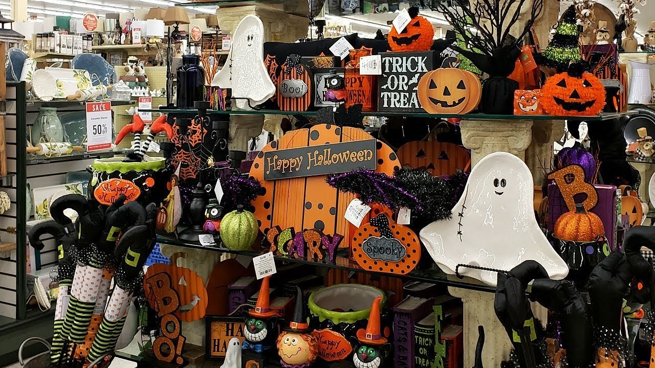 HOBBY LOBBY SHOP WITH ME CHRISTMAS 40 OFF HALLOWEEN