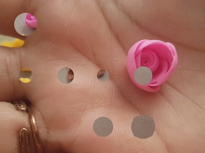 How to make  italian dough or polymer clay JEWELLERY making flowers,rose and buds tutorial. .