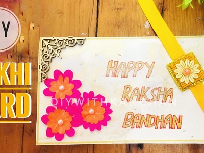 How to make Rakshabandhan card at home | raksha bandhan 2018 | paper flower card | paper rakhi card