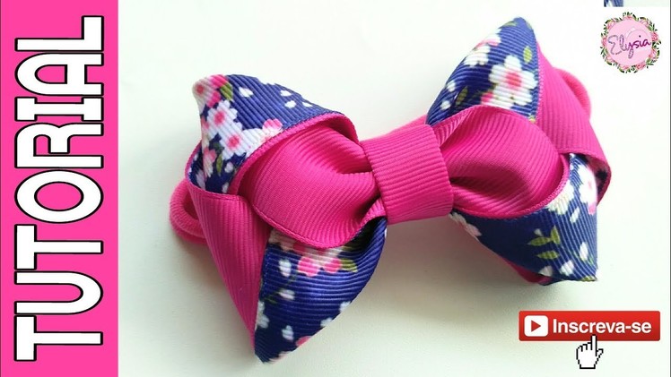 Laço Cecile ???? Ribbon Bow Tutorial ???? DIY by Elysia Handmade