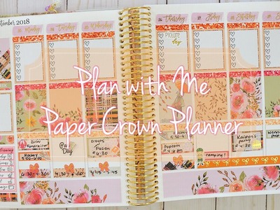 Plan with Me Paper. Crown Planner. Printable Stickers