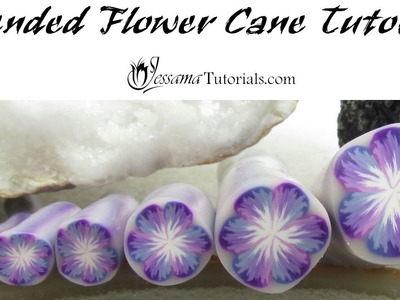 Polymer Clay Cane: Blended Flower Cane Tutorial