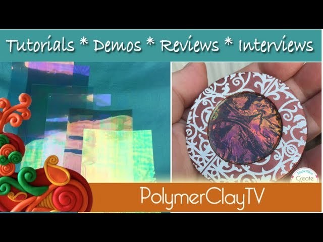 Polymer Clay Holographic Dichroic Look with Ease