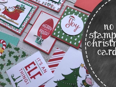 Quick & Cute No Stamping Christmas Cards