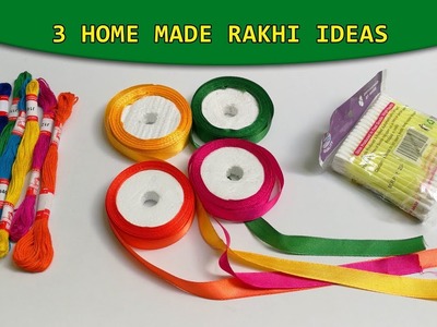 Rakhee making ideas at home || DIY || Homemade rakhi ideas for raksha bandhan