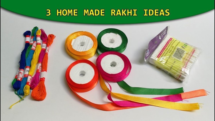 Rakhee making ideas at home || DIY || Homemade rakhi ideas for raksha bandhan