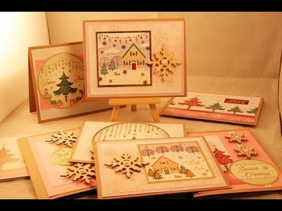 Recycle or use your stash Christmas cards wk 45