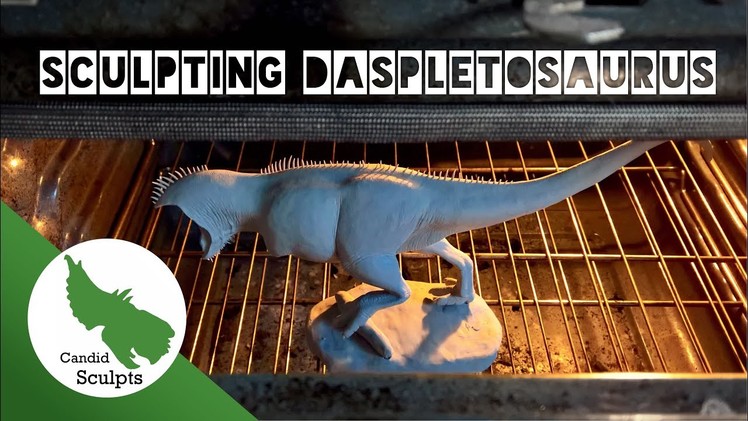 Sculpting a Daspletosaurus Dinosaur with Polymer clay and Armature
