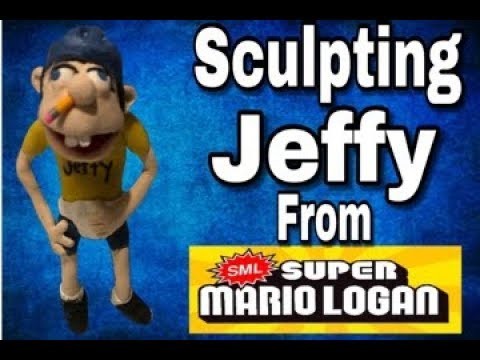 Sculpting Jeffy from (SML) Super Mario Logan with polymer clay - tutorial