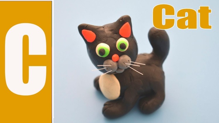 The Letter C - Cat Polymer Clay - More Creative Fun for Kids