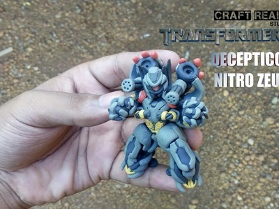 Transformers Decepticon Nitro Zeus making with polymer clay