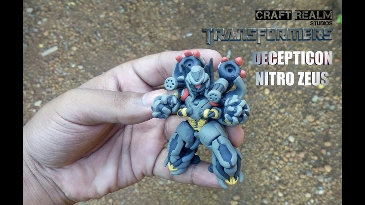 Transformers Decepticon Nitro Zeus making with polymer clay