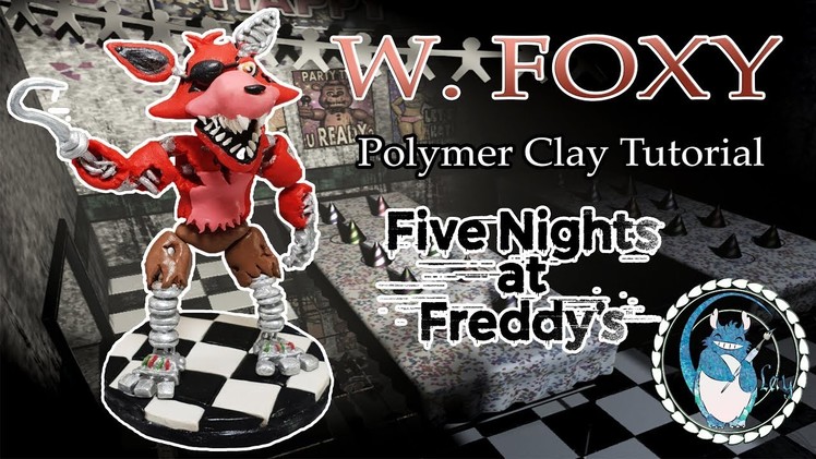 WHITERED FOXY *** In Polymer Clay *** FNaF