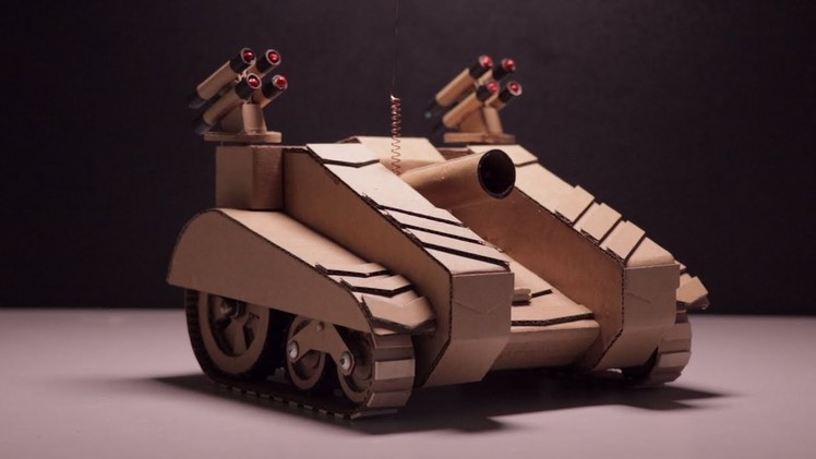 Wow! Amazing DIY RC Tank from Cardboard at Home - Amazing Toy DIY