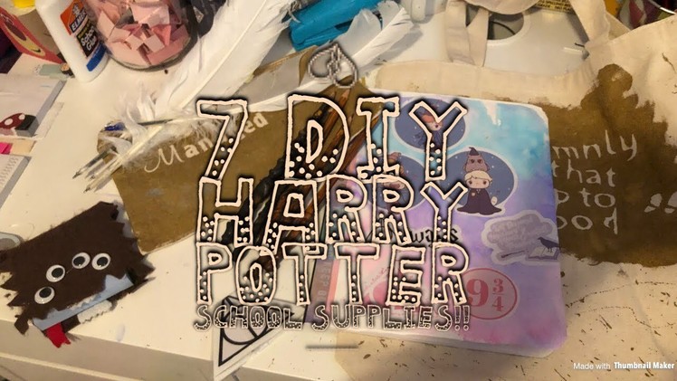 7 DIY HARRY POTTER SCHOOL SUPPLIES