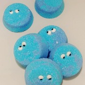 chocolate chip cookie monsters bath bombs