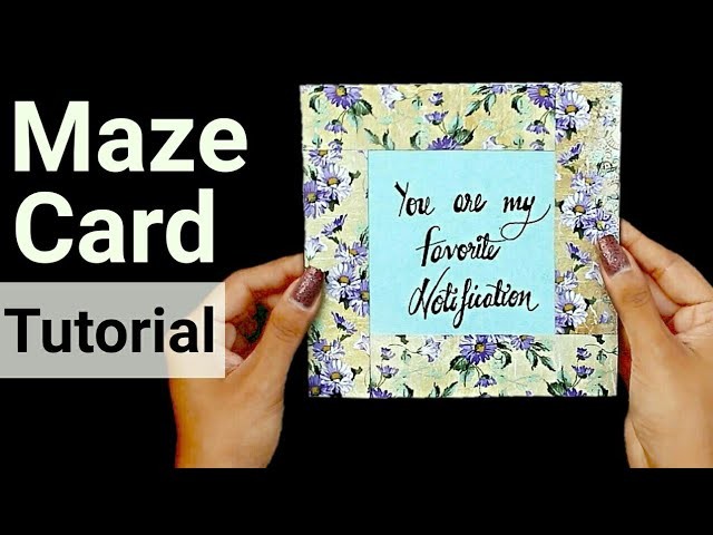 DIY Maze Card Tutorial | Handmade Card Ideas |