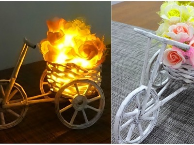 DIY Newspaper Tricycle with Light. Best out of Waste