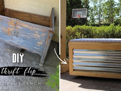 DIY Storage Bench | Thrift Flip