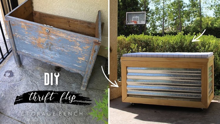 DIY Storage Bench | Thrift Flip