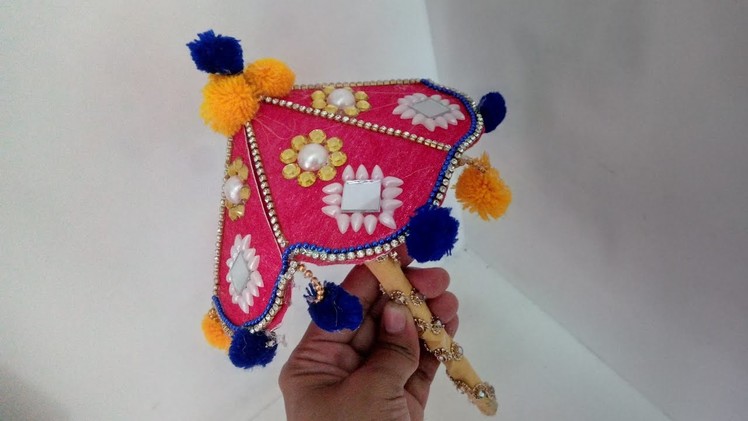 DIY Umbrella For Ganpati Decoration| Laddu Gopal | CraftLas