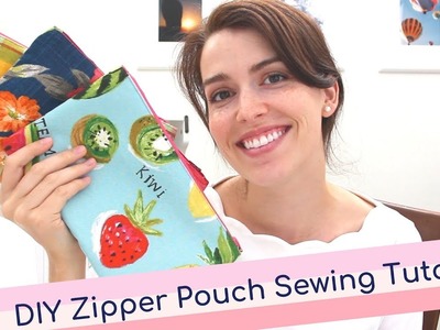DIY Zipper Pouch | An Easy SEWING PROJECT