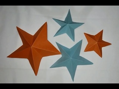 For Diwali Decoration How to Make a 5 - Pointed Star Easily at Home !