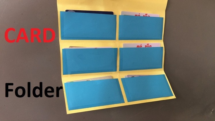 How to make a paper card folder | Make Some Origami Folder Card | Easy Origami Folder Card