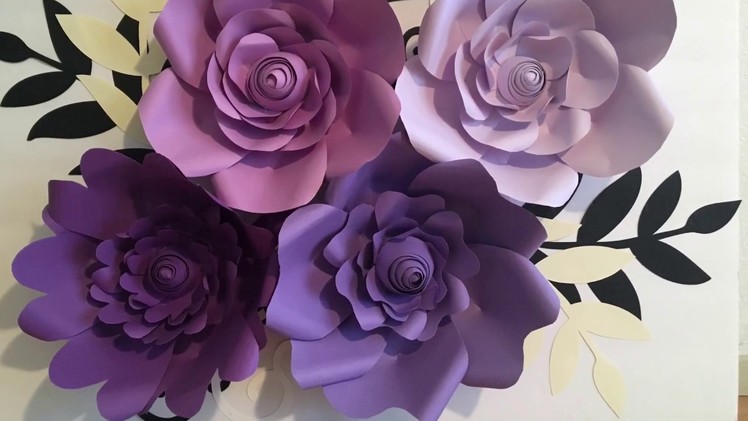 How To Make Purple Paper Flowers