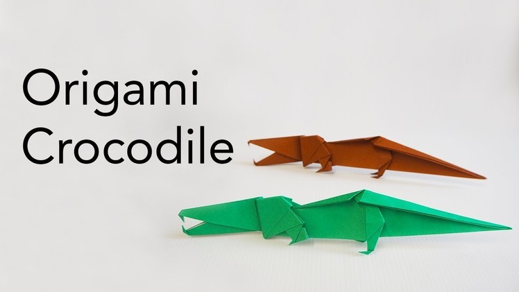 Origami Crocodile Tutorial