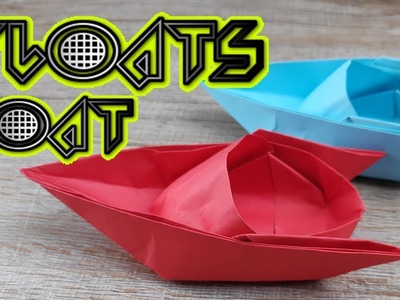 Origami Toy Model | How to Making Paper Boat That Floats Tutorials | DIY Easy Kids Craft Handmade