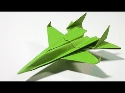 Paper airplane, helicopter, jet | How to Make a Paper origami airplane