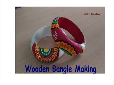 Wooden Bangle || DIY || Handmade Costume Designer Piece