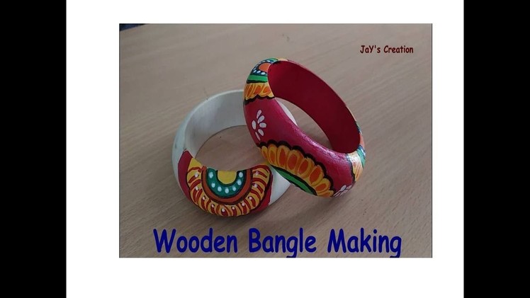 Wooden Bangle || DIY || Handmade Costume Designer Piece