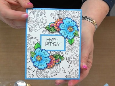 #258 Make your Glitter Paper & Pallet Painting & Stampendous SAVINGS by Scrapbooking Made Simple.