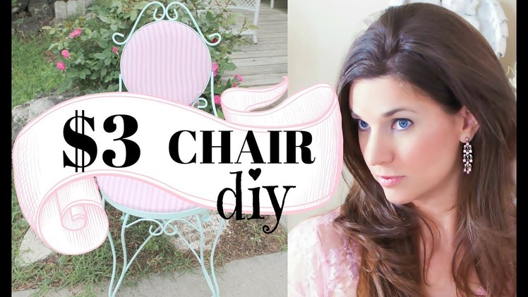 ????$3 SHABBY CHIC CHAIR MAKEOVER PROJECT????~DIY