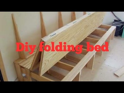 Diy how to make a folding bed????.