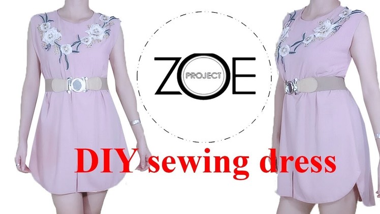 DIY how to sewing dress with Zoe diy