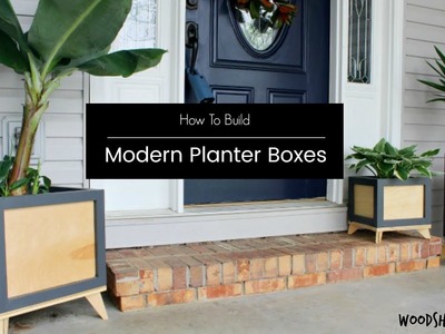 How to Build a DIY Modern Planter Box