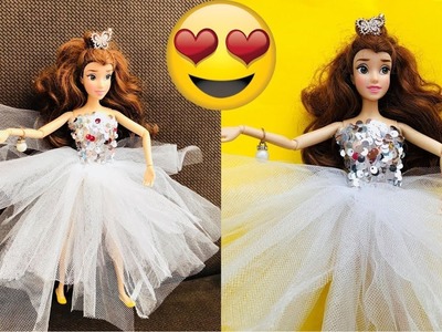 How to Make Barbie Doll Clothes ???????? DIY Barbie Clothes Life Hacks ???? Barbie Tutorial