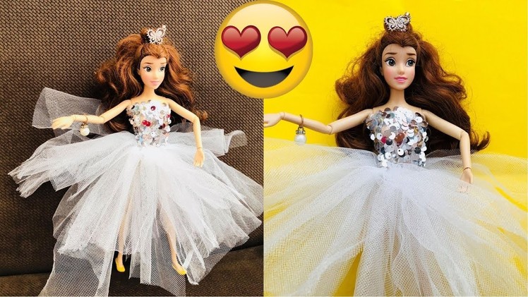 How to Make Barbie Doll Clothes ???????? DIY Barbie Clothes Life Hacks ???? Barbie Tutorial