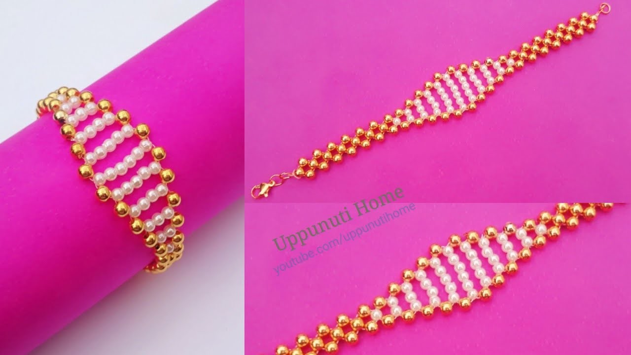 How To Make Beautiful  Designer Bracelet At Home. DIY. Friendship Bracelets.uppunutihome